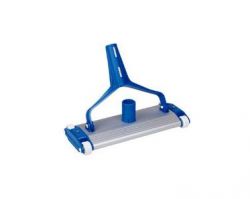 Carro limpiafondos de aluminio para piscina con conexin de palomillas